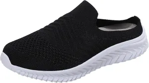 Womens Casual Slip On Loafers Comfortable Walking Shoes Lightweight Canvas Sneakers Flat Non Slip Flats