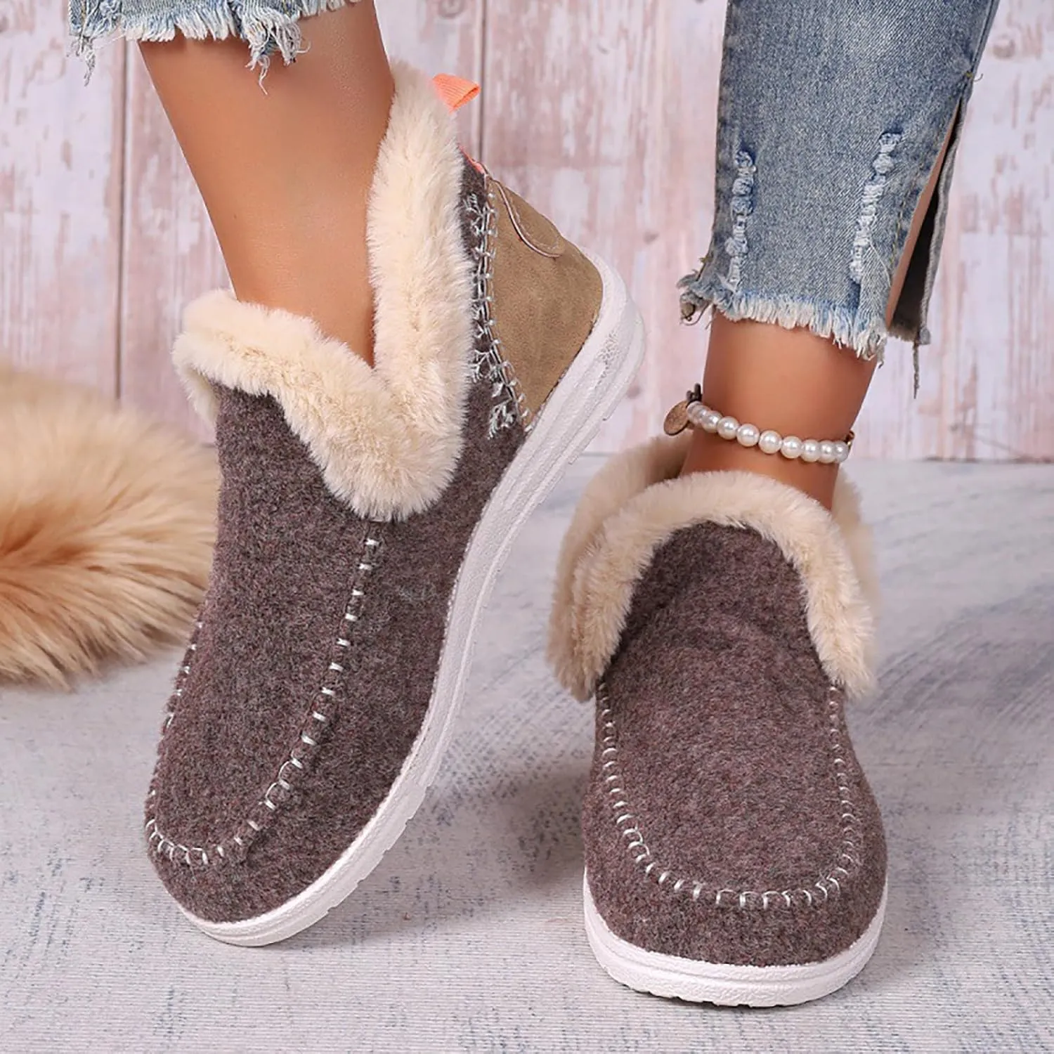 Womens Dress Shoes Women's Sneakers Mens Loafers Casual Slip On Fashion Casual Comfy Soft Christmas Print Shoes Women Comfort Cute Casual Slip On Lightweight