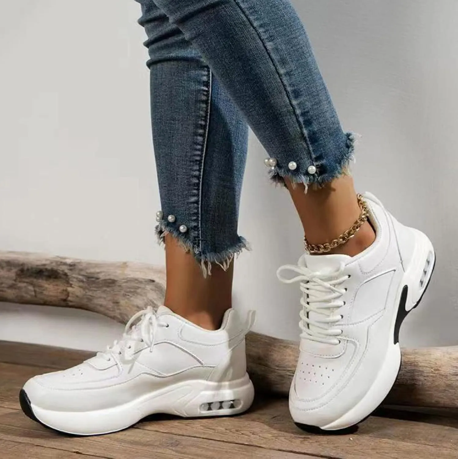 Womens Elastic Slip On Sneakers Casual Walking Shoes Lightweight Canvas Comfortable Flats Non Slip Loafers