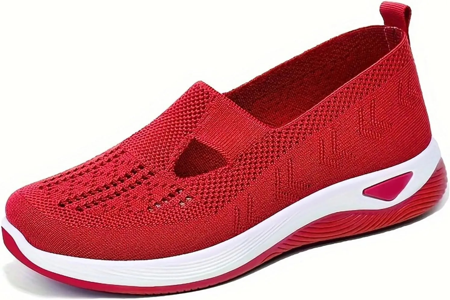 Womens Orthopedic Casual Shoes Slip On Walking Sneakers with Arch Support Comfortable Loafers for Plantar Fasciitis Relief Foot Heel Pain Diabetic Feet