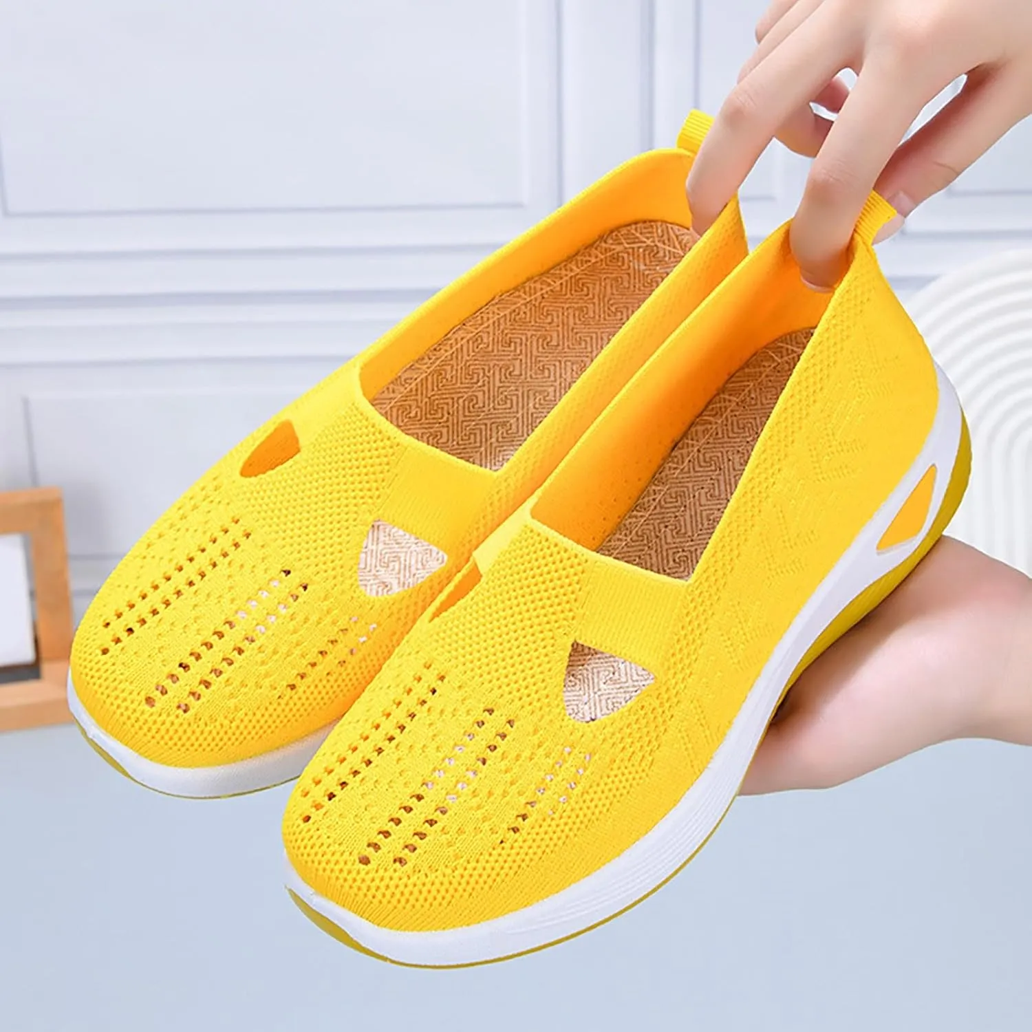 Women's Shoes Casual Dressy Platform Loafers for Women Wide Wide Toe Box Trendy CasualLightweight Breathable Christmas Shoes Men Womens Casual Shoe