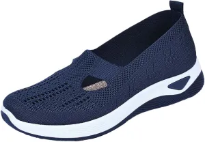 Womens Shoes Fall 2024White Platform Sneakers Black Loafers Women Closed Toe Indoor and Outdoor Christmas Print Shoes Women Comfort Cute Casual Slip On Lightweight