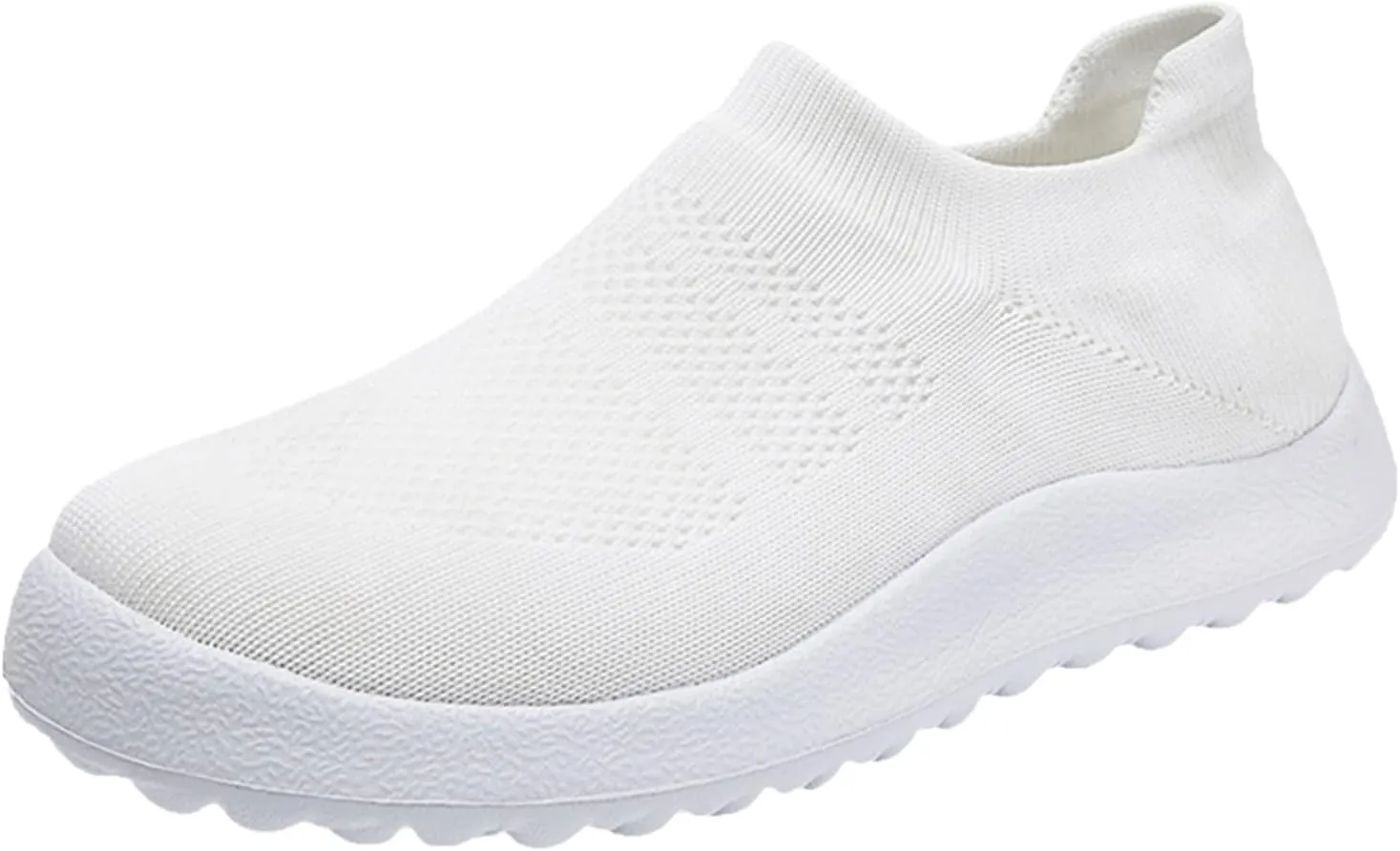 Women's Slip On Sneakers Lightweight Breathable Running Shoes for Men Arch Support Ladies Shoes Casual White Platform Sneakers Waterproof Tennis Shoe Loafers Shoe