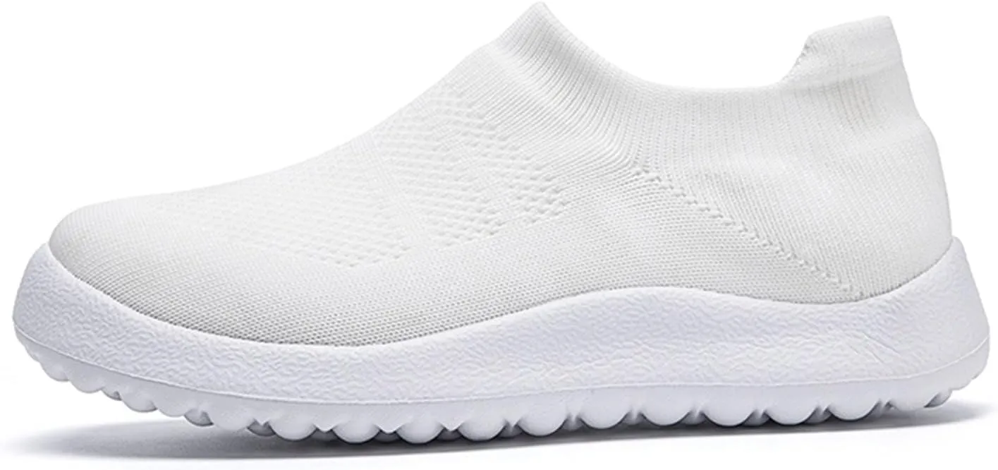 Women's Slip On Sneakers Lightweight Breathable Running Shoes for Men Arch Support Ladies Shoes Casual White Platform Sneakers Waterproof Tennis Shoe Loafers Shoe