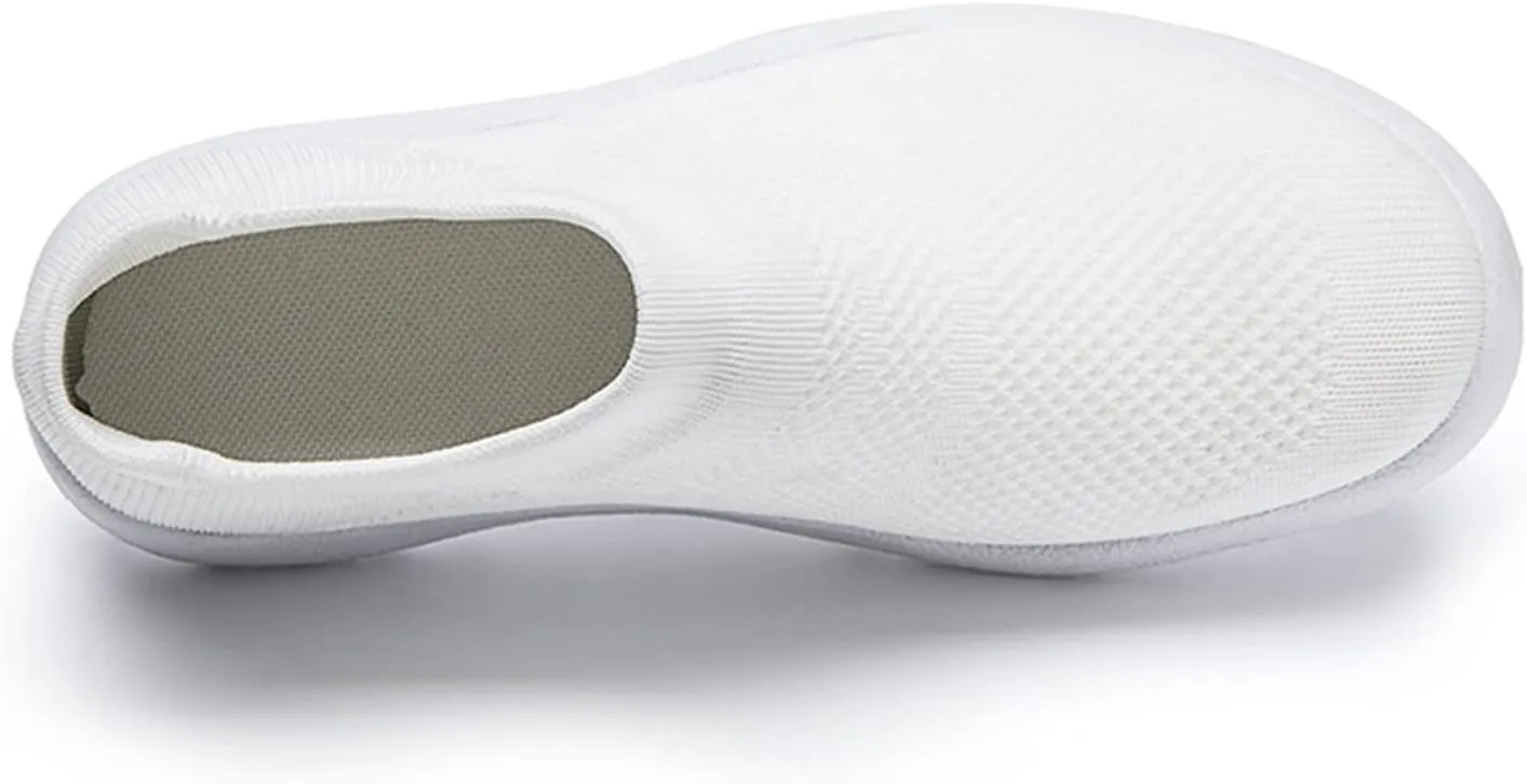 Women's Slip On Sneakers Lightweight Breathable Running Shoes for Men Arch Support Ladies Shoes Casual White Platform Sneakers Waterproof Tennis Shoe Loafers Shoe