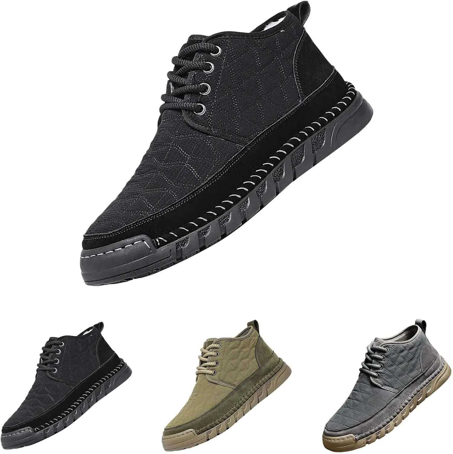 Women's Sneakers Non Slip Work Shoes for Men Women's Loafer Flat Comfortable Dressy Slip on Loafers for Women Dressy Women's Sneakers in White in Wide Width