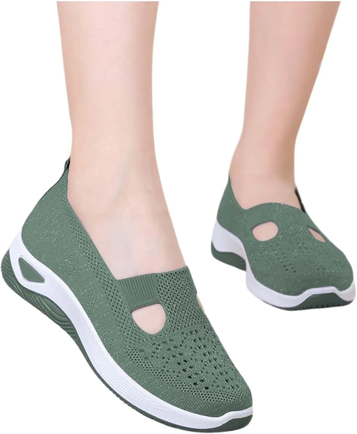 Women's Woven Orthopedic Breathable Soft Sole Running Shoes for Men Comfort Men's Casual Shoes Platform Sneakers Brown Tennis Shoe White Loafers