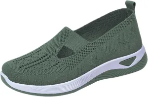 Women's Woven Orthopedic Breathable Soft Sole Running Shoes for Men Comfort Men's Casual Shoes Platform Sneakers Brown Tennis Shoe White Loafers