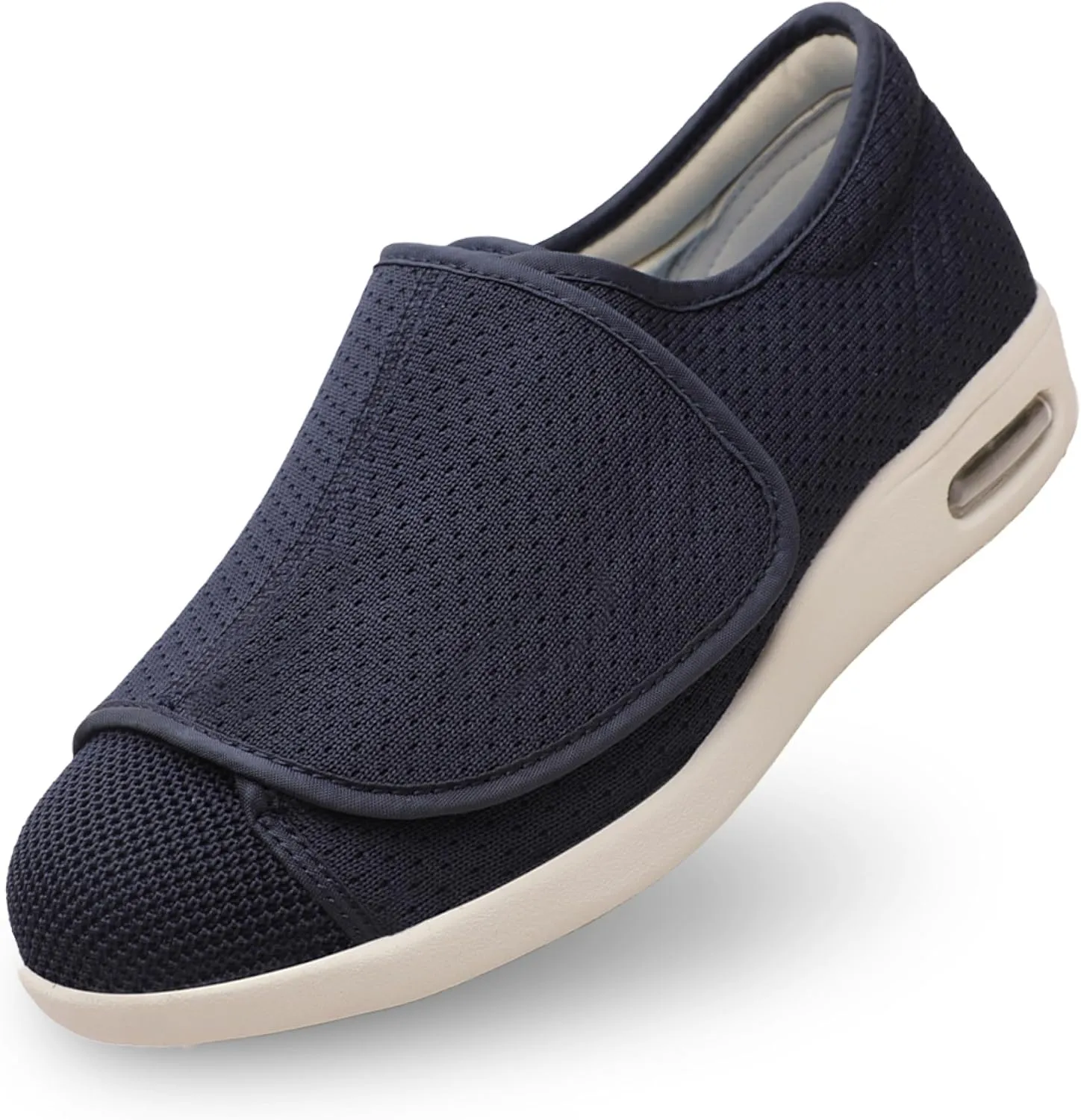 youyun Diabetic Shoes for Elderly Wide for Women Walking Shoes Adjustable Closure Breathable Lightweight Width X-Wide Non Slip Air Cushion Sneakers for Swollen Feet Edema