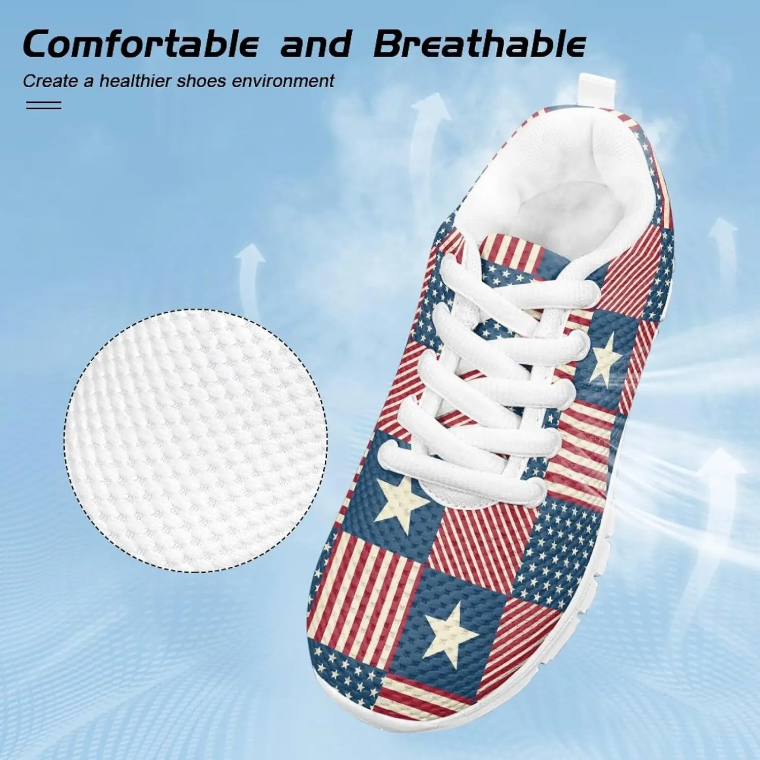Yzaoxia Kids Shoes Ultralight Breathable Air Mesh Shoes for Child Comfortable Flat Sports Shoes